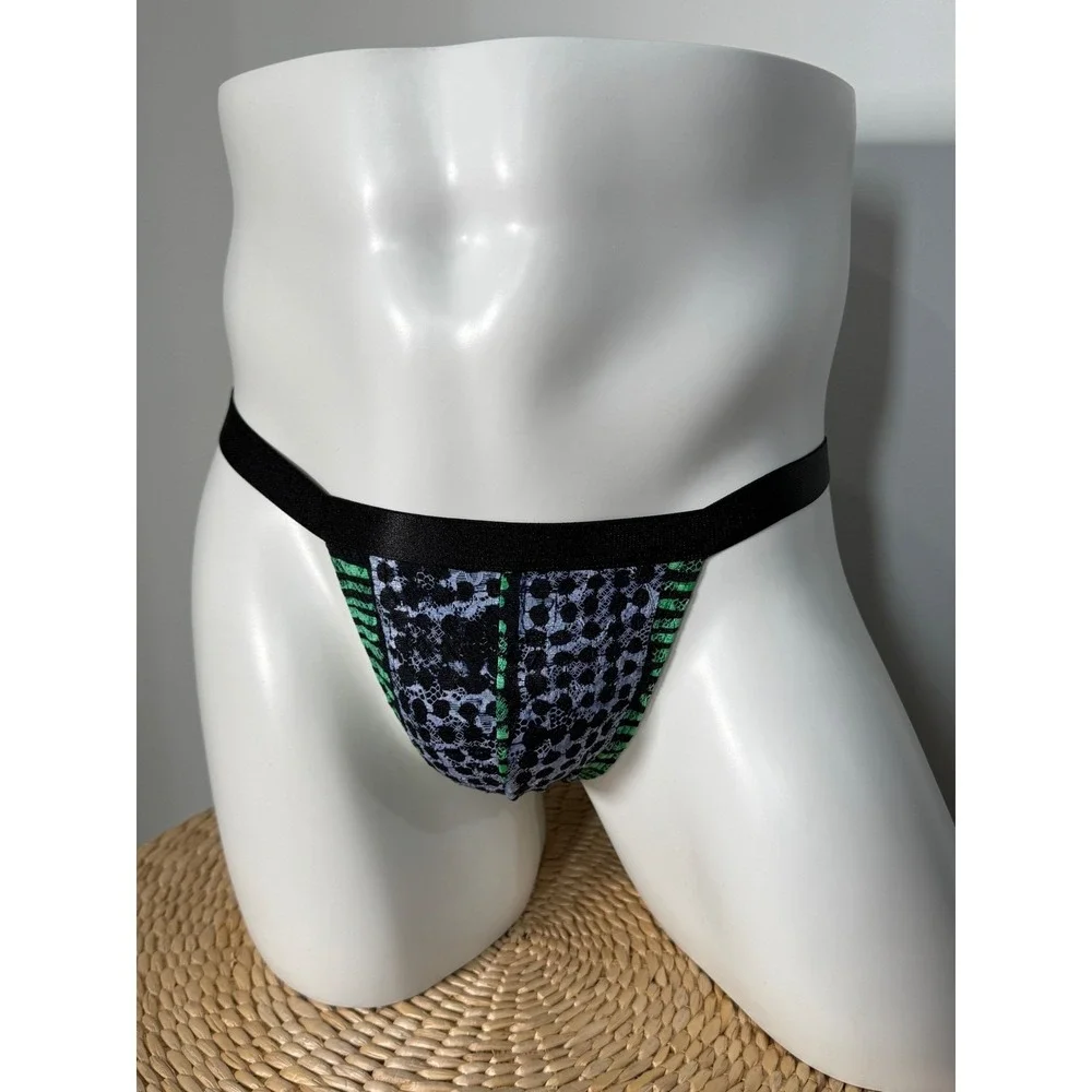 Cosabella Never Say Never Men's‎ Printed Italian Lace Thong Size M